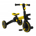 Detská trojkolka Happy bike 3v1 - žltá